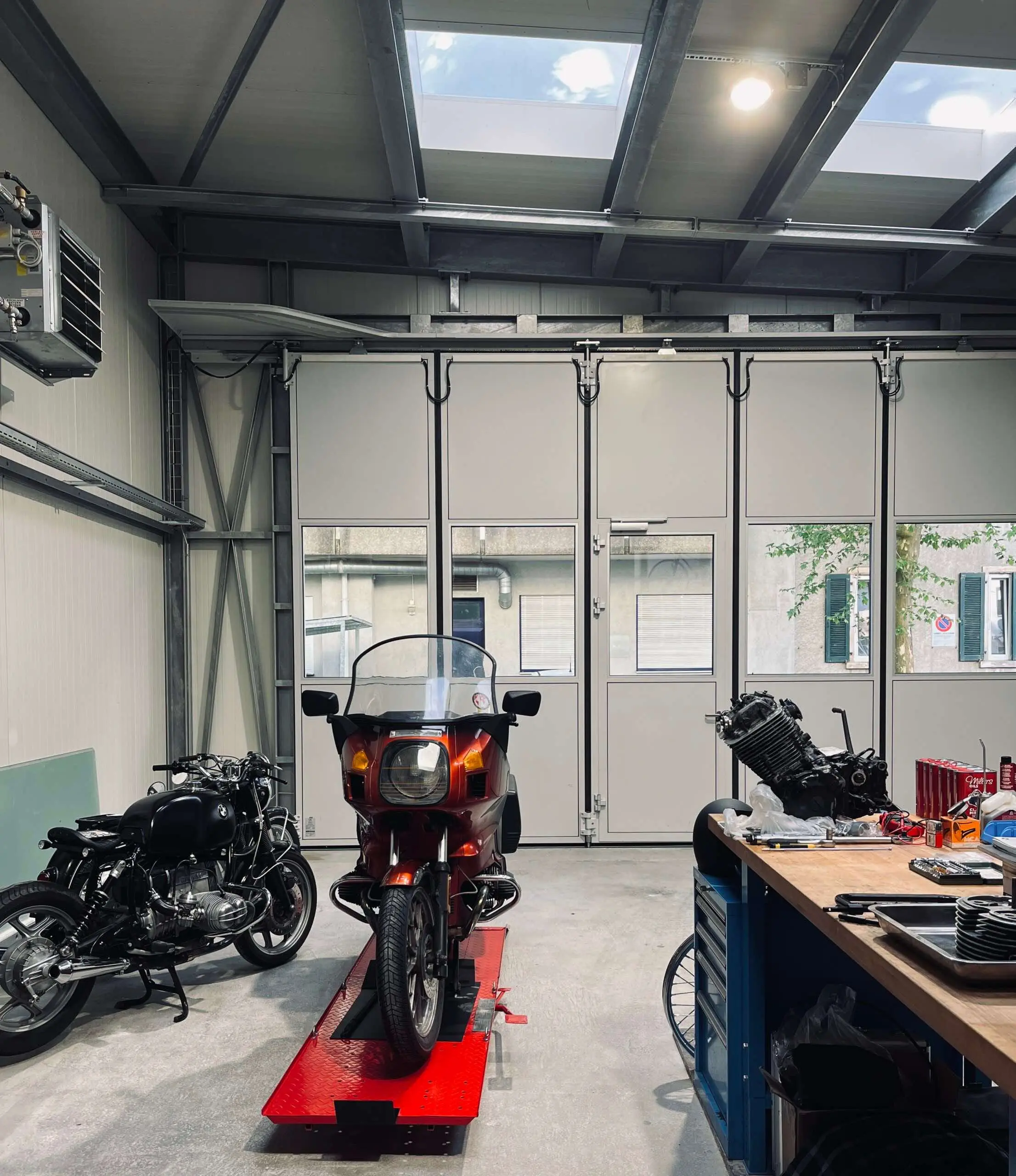 Motorrad Überwinterung